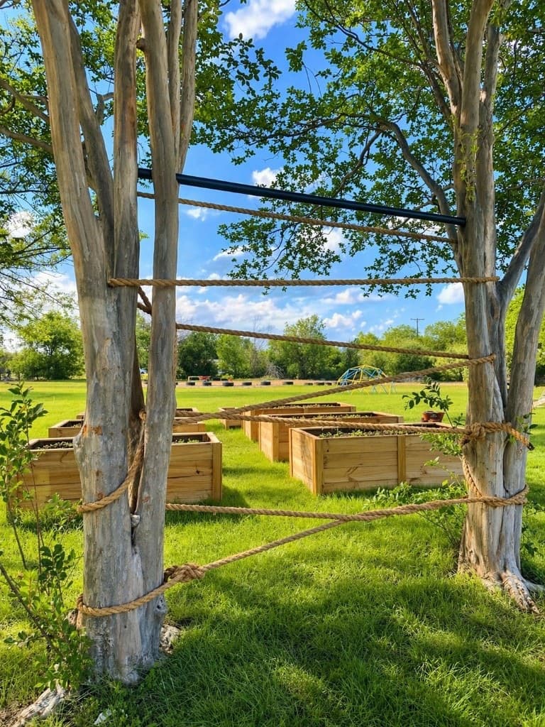 Sage Field outdoor garden area